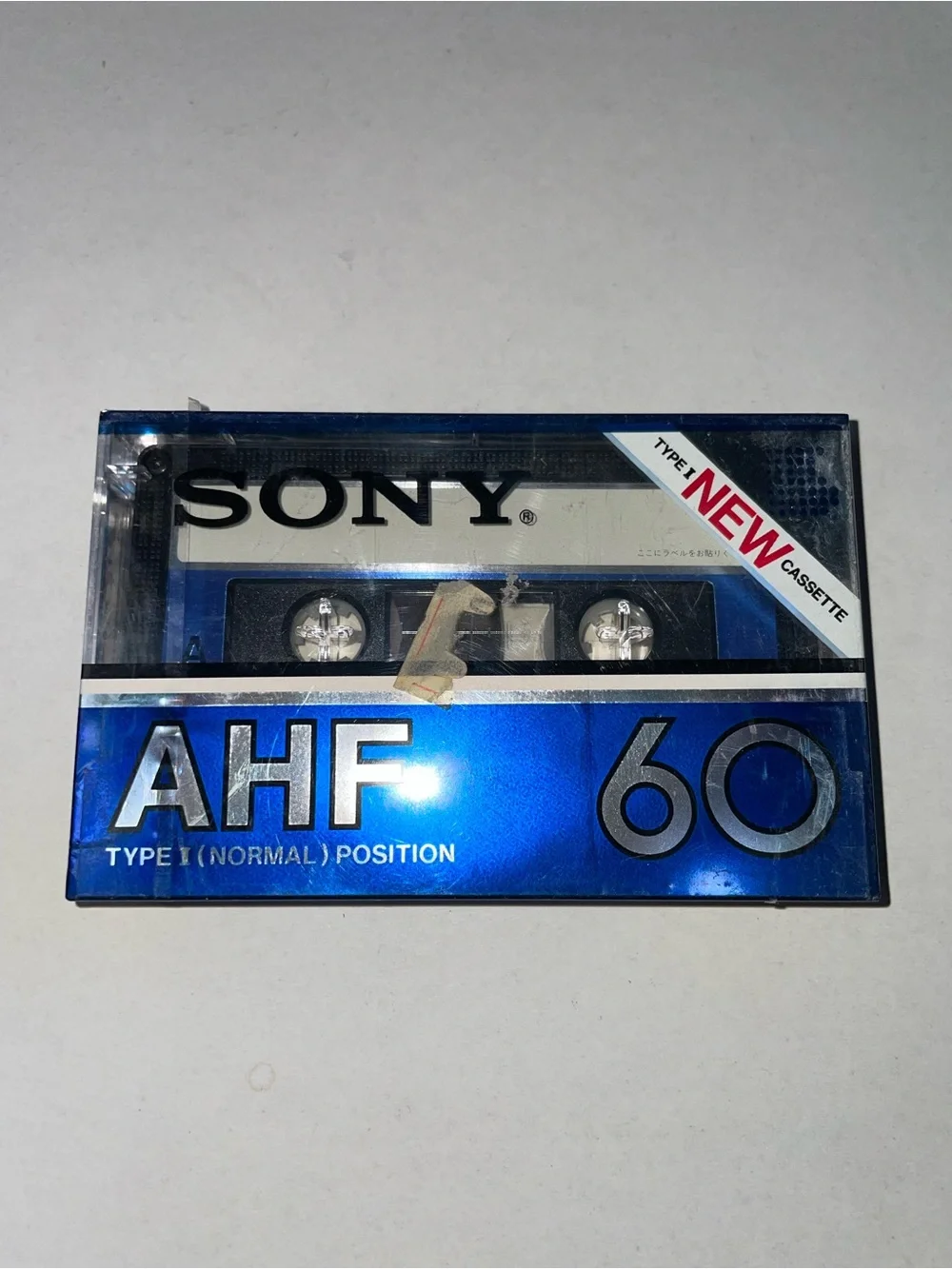 SONY AHF 60 TYPE I BLANK CASSETTE TAPE (1) (SEALED) Made In Japan